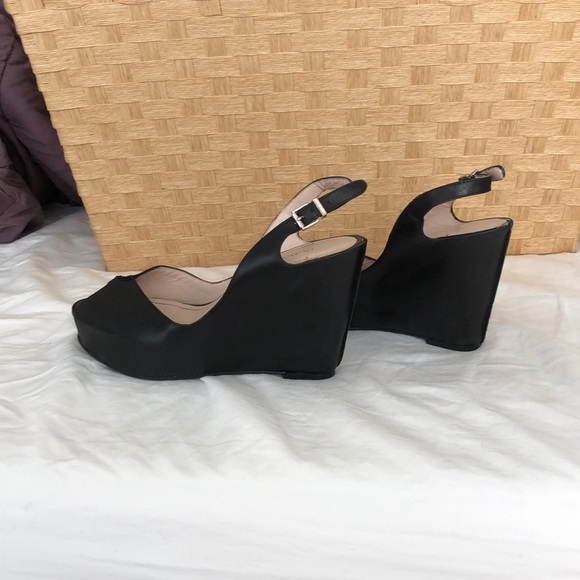 Black wedge heels - Picture 4 of 4